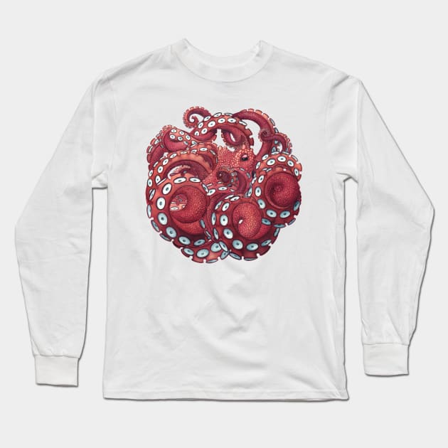 Octopus Long Sleeve T-Shirt by JadaFitch